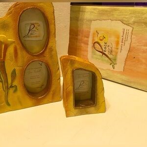 Vintage Peace by piece set of 3 picture frames NWT from hallmark store 1990’s